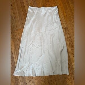 Quince silk midi skirt